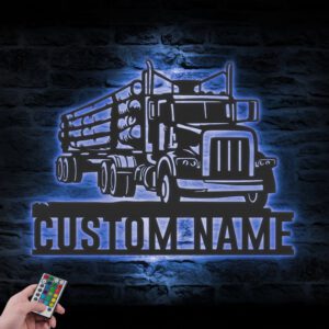 Custom-Logging-Truck-Driver-Metal-Wall-Art-LED-Light_1