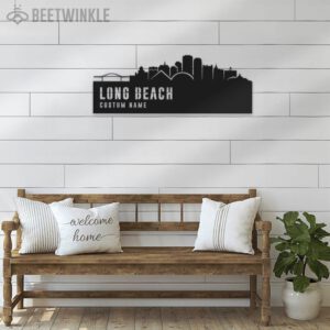 Custom-Long-Beach-Skyline-Metal-Wall-Art-LED-Light-2