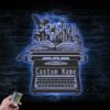 Custom-Magic-Book-Writer-Metal-Wall-Art-LED-Light_4