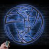 Custom-Male-Volleyball-Metal-Wall-Art-LED-Light-5