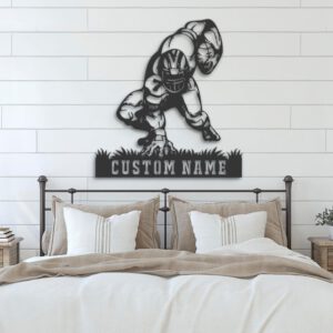 Custom-Man-American-Football-Metal-Wall-Art-LED-Light-2