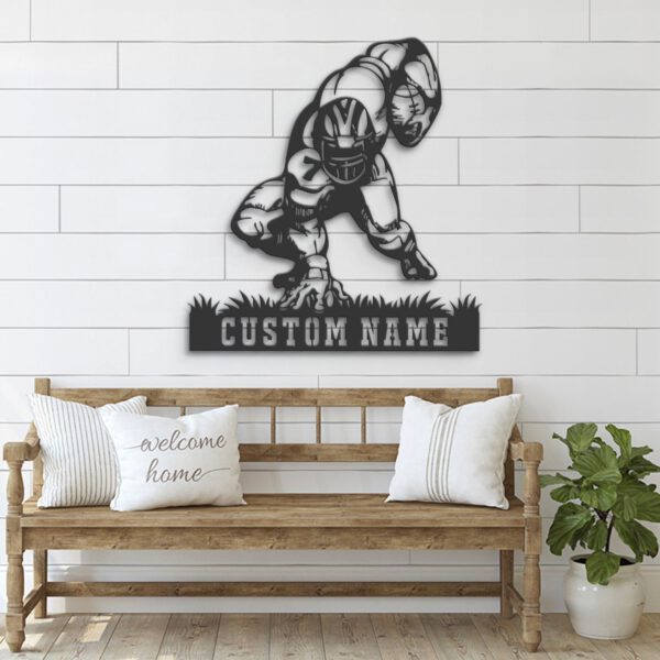 Custom-Man-American-Football-Metal-Wall-Art-LED-Light-5