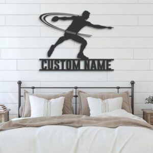 Custom-Man-Discus-Thrower-Metal-Wall-Art-LED-Light-3