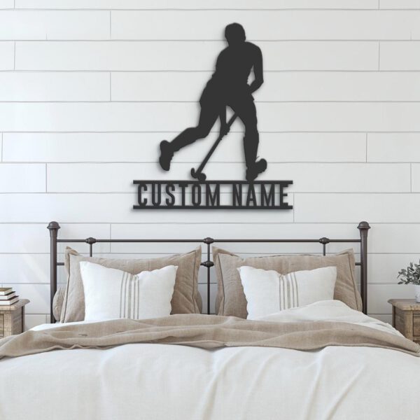 Custom-Man-Field-Hockey-Metal-Wall-Art-LED-Light-3