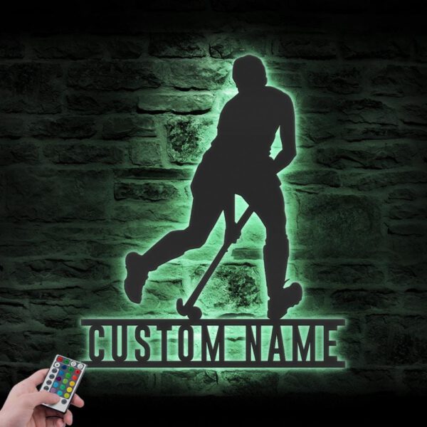 Custom-Man-Field-Hockey-Metal-Wall-Art-LED-Light-8