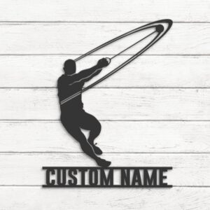 Custom-Man-Hammer-Thrower-Metal-Wall-Art-LED-Light-3