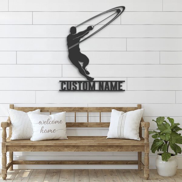 Custom-Man-Hammer-Thrower-Metal-Wall-Art-LED-Light-8