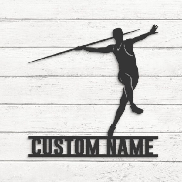 Custom-Man-Javelin-thrower-Metal-Wall-Art-LED-Light-8