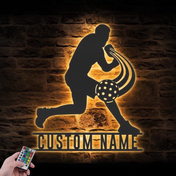 Custom-Man-Pickleball-Metal-Wall-Art-LED-Light-8