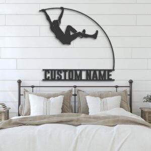 Custom-Man-Pole-Vault-Metal-Wall-Art-LED-Light-2