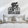 Custom-Man-Road-Bike-Racing-Metal-Wall-Art-LED-Light-6