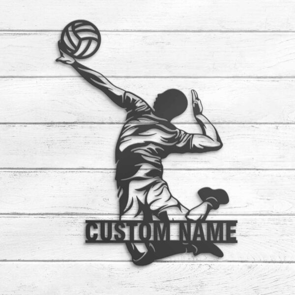 Custom-Man-Volleyball-Metal-Wall-Art-LED-Light-2-1