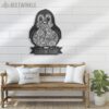 Custom-Mandala-Penguin-Metal-Wall-Art-LED-Light-3