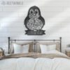 Custom-Mandala-Penguin-Metal-Wall-Art-LED-Light-7