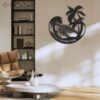 Custom-Mandala-Sea-Turtle-Palm-Tree-Metal-Wall-Art-LED-Light-5