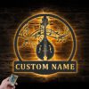 Custom-Mandolin-Musical-Instrument-Metal-Wall-Art-LED-Light-8