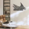 Custom-Manta-Ray-Metal-Wall-Art-LED-Light-7