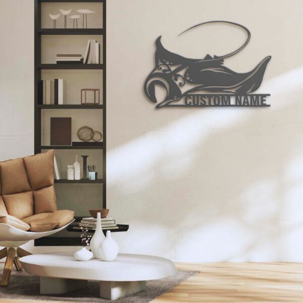 Custom-Manta-Ray-Metal-Wall-Art-LED-Light-8-1