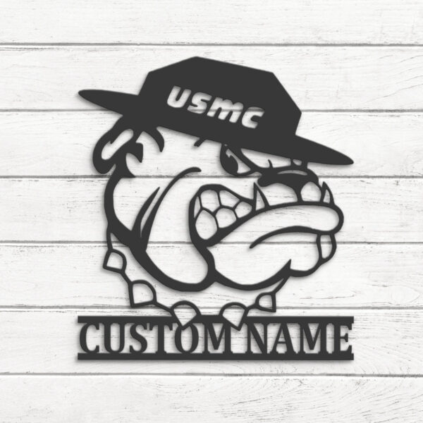 Custom-Marine-BullDog-Metal-Wall-Art-LED-Light_8