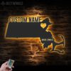 Custom-Massachusetts-Map-Metal-Wall-Art-LED-Light-4