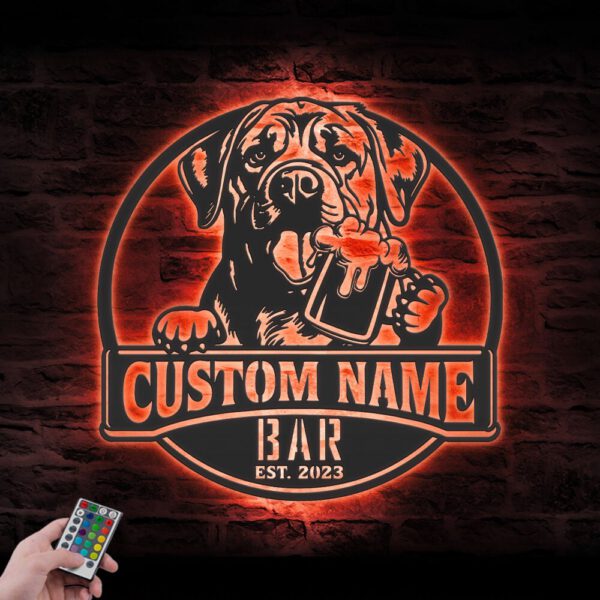 Custom-Mastiff-Thirsty-Beer-Pub-Metal-Wall-Art-LED-Light_1