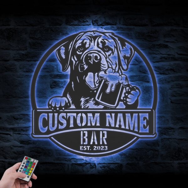 Custom-Mastiff-Thirsty-Beer-Pub-Metal-Wall-Art-LED-Light_7