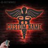 Custom-Medical-Symbol-Caduceus-MD-Star-Nursing-Metal-Wall-Art-LED_2