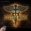 Custom-Medical-Symbol-Caduceus-MD-Star-Nursing-Metal-Wall-Art-LED_3