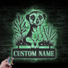 Custom-Meerkat-Metal-Wall-Art-LED-Light-5