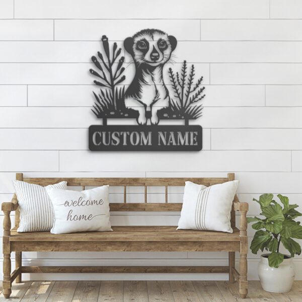 Custom-Meerkat-Metal-Wall-Art-LED-Light-6