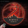 Custom-Memphis-Skyline-Basketball-Metal-Wall-Art-LED-Light-4