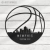 Custom-Memphis-Skyline-Basketball-Metal-Wall-Art-LED-Light-5