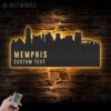 Custom-Memphis-Skyline-Metal-Wall-Art-LED-Light-4