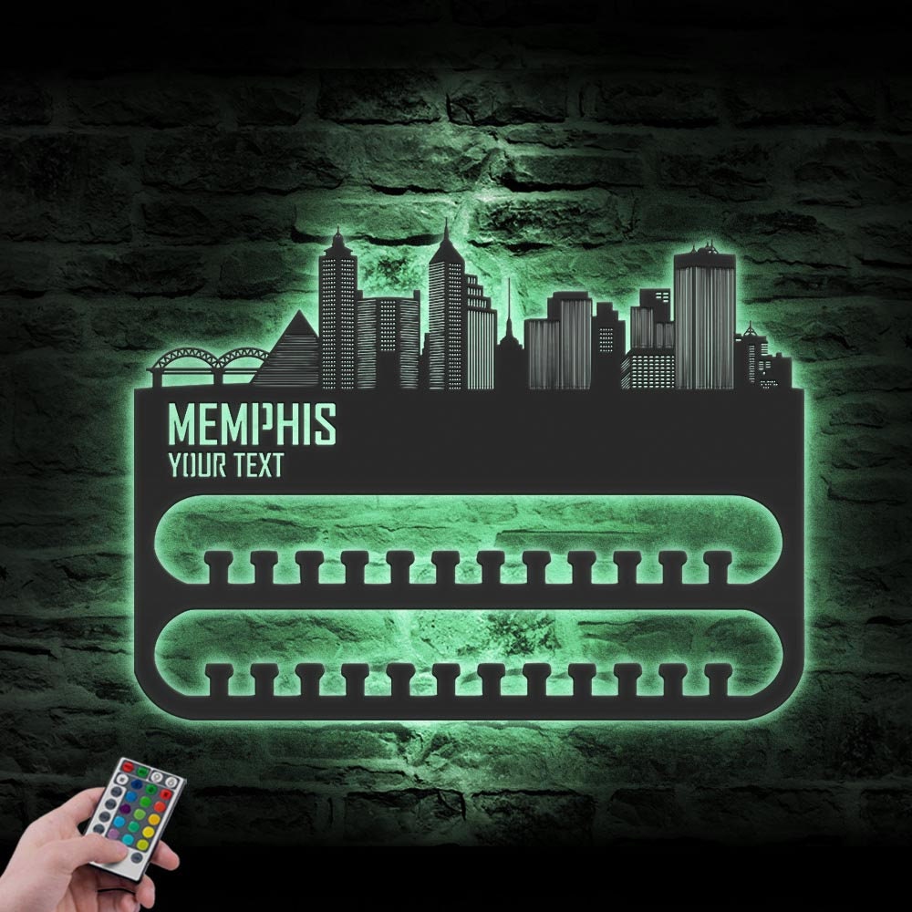 Custom-Memphis-Skyline-Sport-Medal-Hanger-With-Led-Light_4