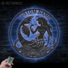 Custom-Mermaid-Metal-Wall-Art-LED-Light-1