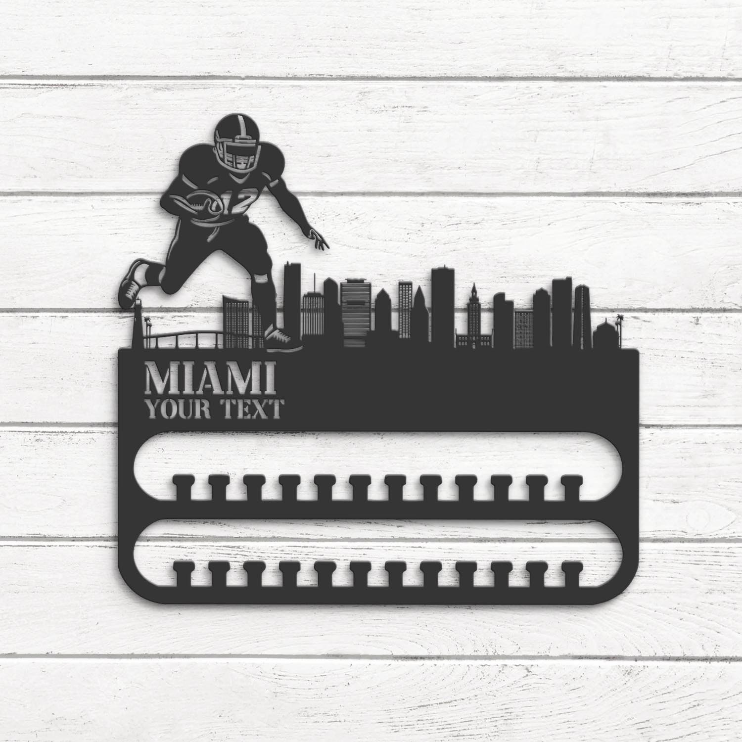 Custom-Miami-Skyline-American-Football-Medal-Hanger-With-Led-Light_8