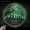 Custom-Miami-Skyline-Basketball-Metal-Wall-Art-LED-Light-4