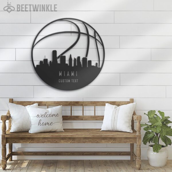 Custom-Miami-Skyline-Basketball-Metal-Wall-Art-LED-Light-8