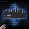 Custom-Miami-Skyline-Metal-Wall-Art-LED-Light-3