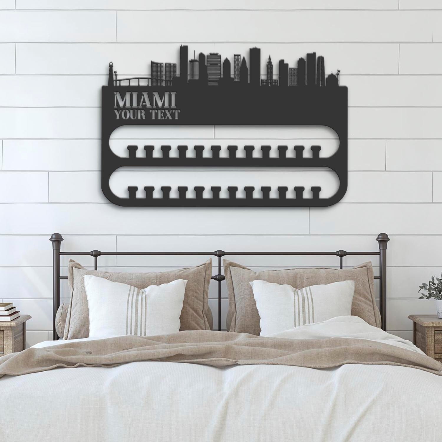 Custom-Miami-Skyline-Sport-Medal-Hanger-With-Led-Light_5