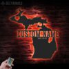 Custom-Michigan-Map-Metal-Wall-Art-LED-Light-2