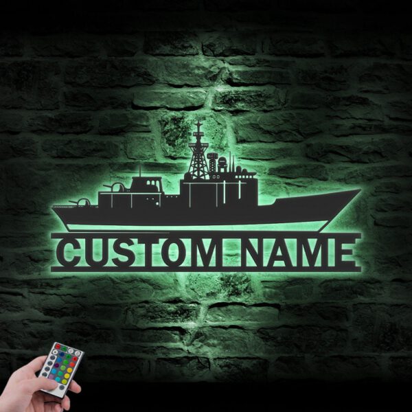 Custom-Military-Ship-Metal-Wall-Art-LED-Light-4