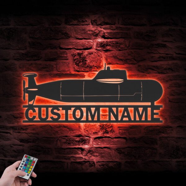 Custom-Military-Submarine-Metal-Wall-Art-LED-Light-8