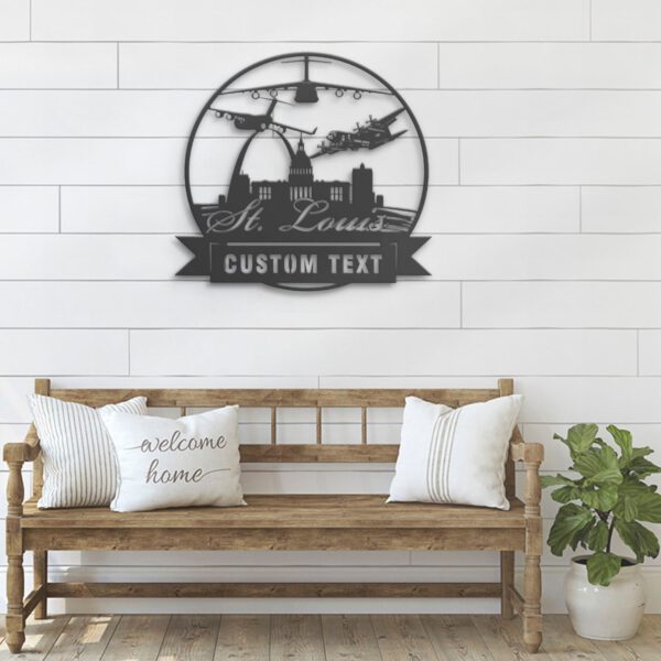 Custom-Military-Transport-Aircraft-Hangar-Metal-Wall-Art-LED-Light-6