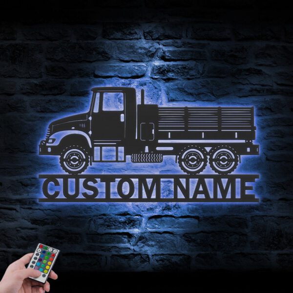 Custom-Military-Truck-Metal-Wall-Art-LED-Light-5-1