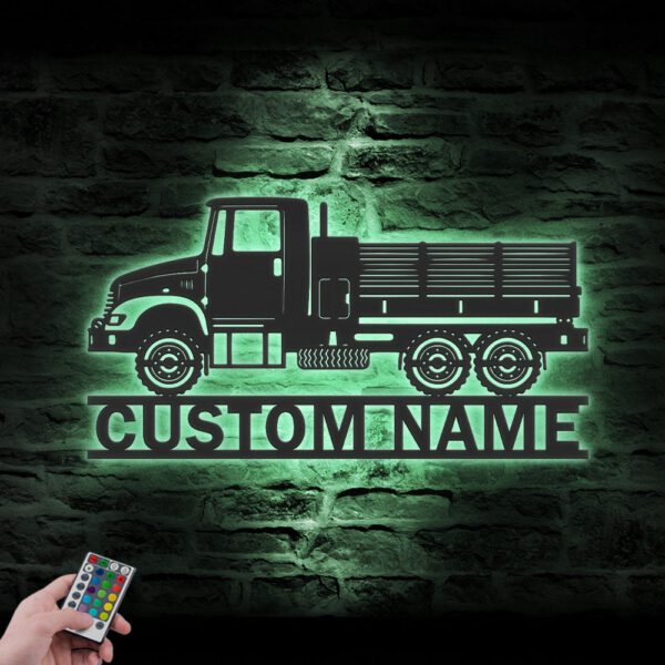 Custom-Military-Truck-Metal-Wall-Art-LED-Light-6-1