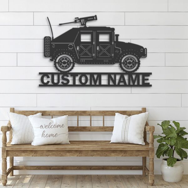 Custom-Military-Truck-Metal-Wall-Art-LED-Light-8