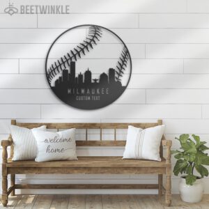 Custom-Milwaukee-Skyline-Baseball-Metal-Wall-Art-LED-Light-3