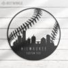 Custom-Milwaukee-Skyline-Baseball-Metal-Wall-Art-LED-Light-5