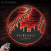 Custom-Milwaukee-Skyline-Baseball-Metal-Wall-Art-LED-Light-7